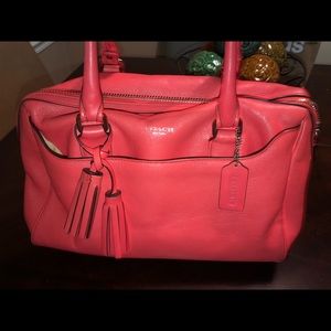 Coach Satchel Salmon color